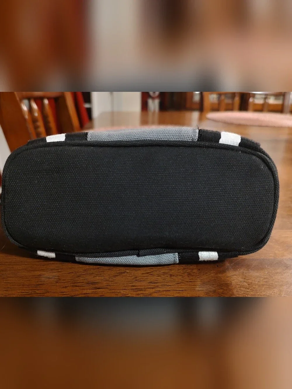 Vera Bradley Black & Gray Cosmetic Pouch